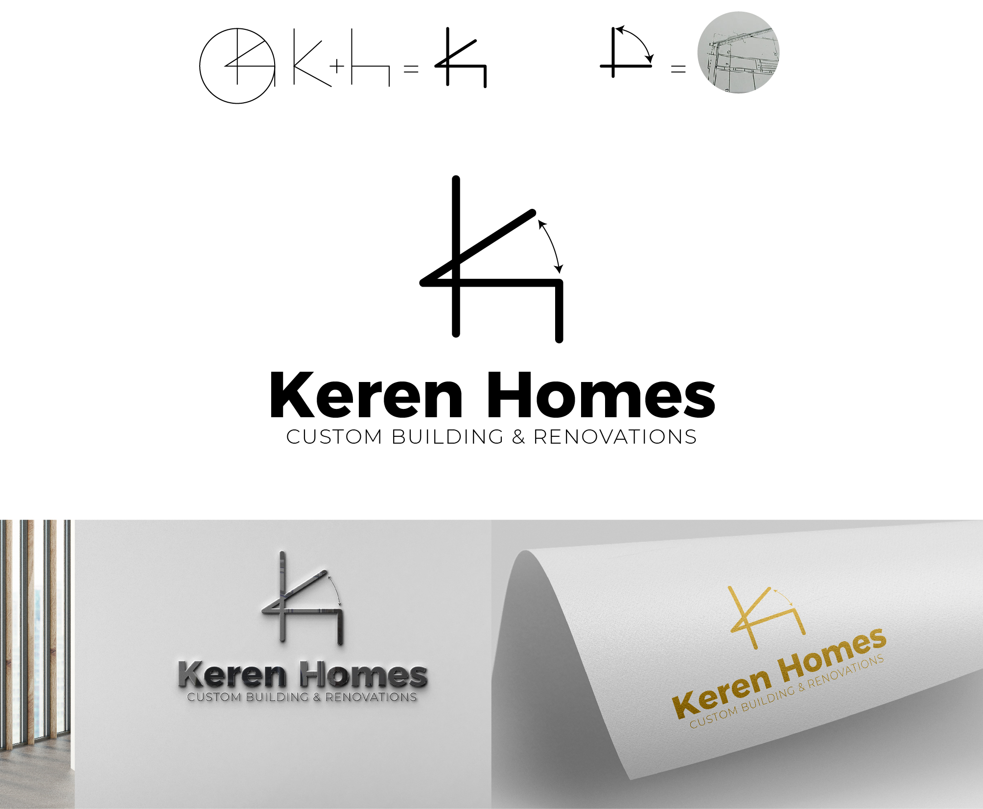 Logo Design by ileanalp for Keren Homes, LLC | Design #26714661