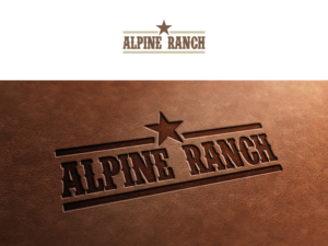 AR Alpine Ranch | Logo Design by MIM design