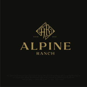 AR Alpine Ranch | Logo Design by M 8