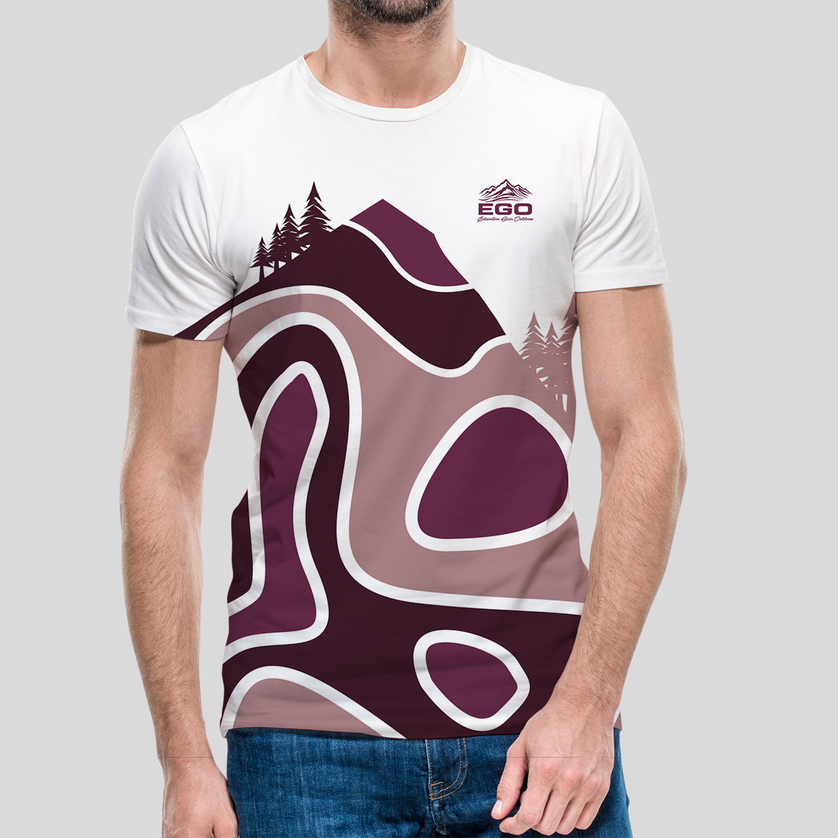 Diseño de Camiseta por Art Girl para Elevation Gain Outdoors | Diseño #26723056