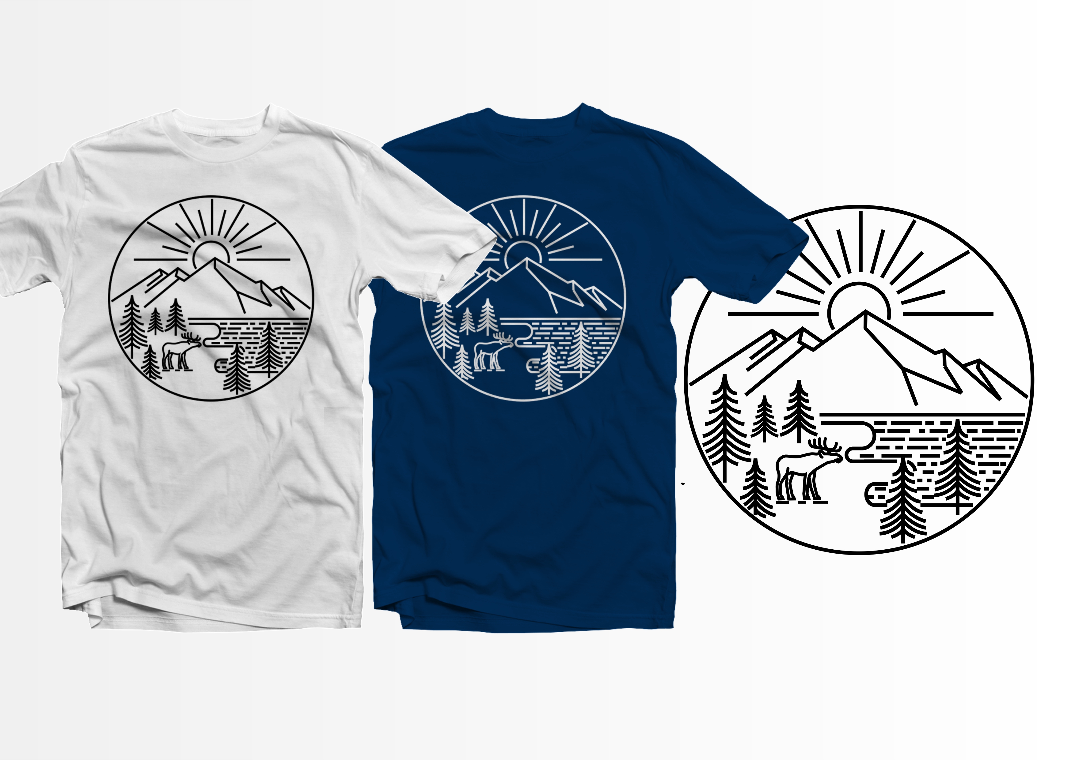 Design de T-shirt par ammar_ed pour Elevation Gain Outdoors | Design #26747282
