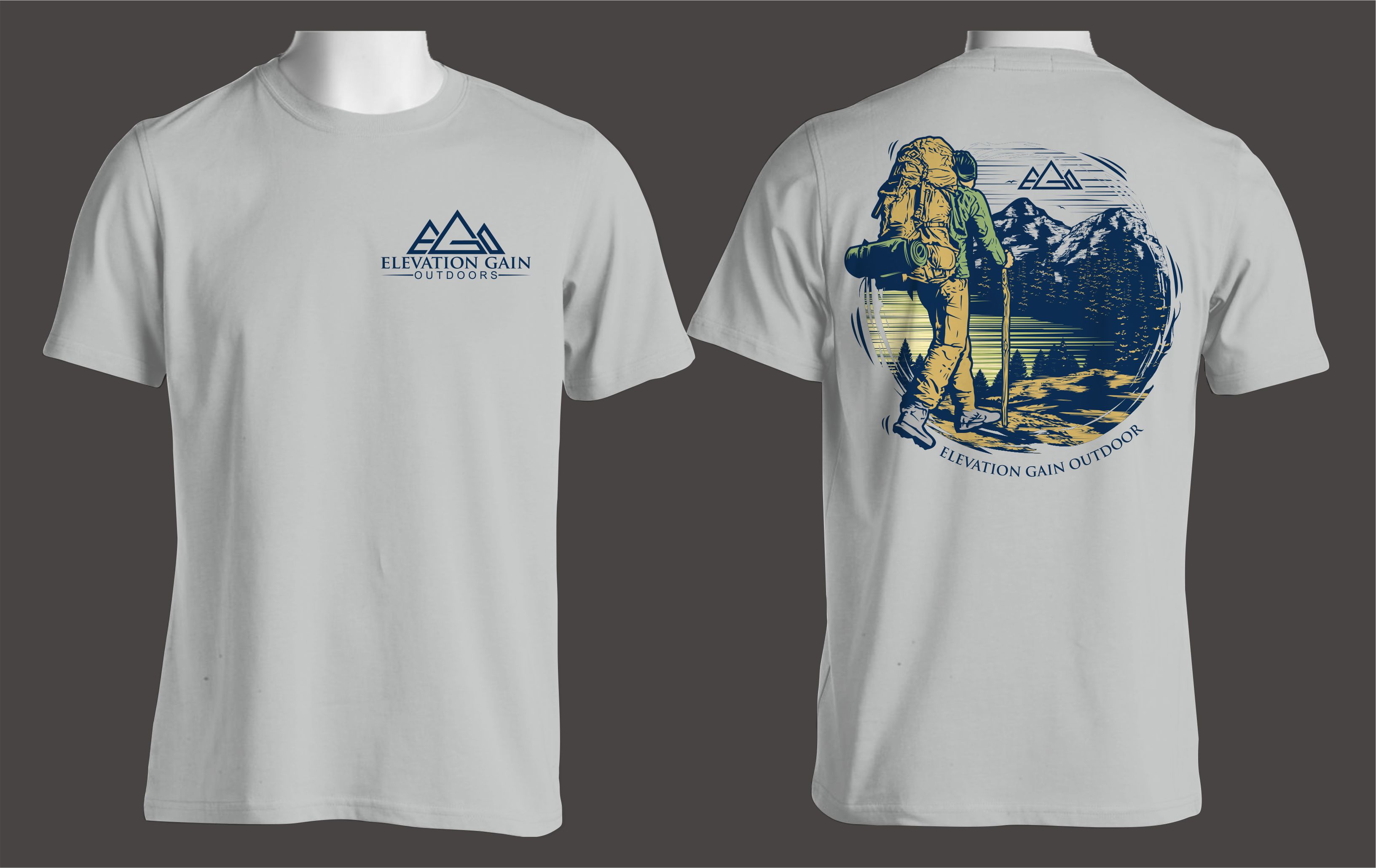 T-Shirt-Design von Lia.hps für Elevation Gain Outdoors | Design: #26739611