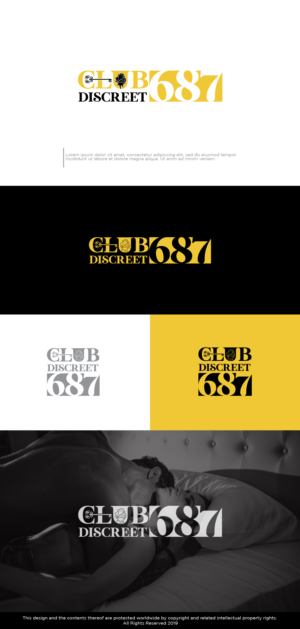 Club Discreet 687 | Diseño de Logo por Kim Ji