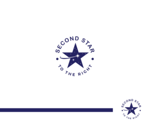 Second Star to the right | Logo Design by Fat Bat Man