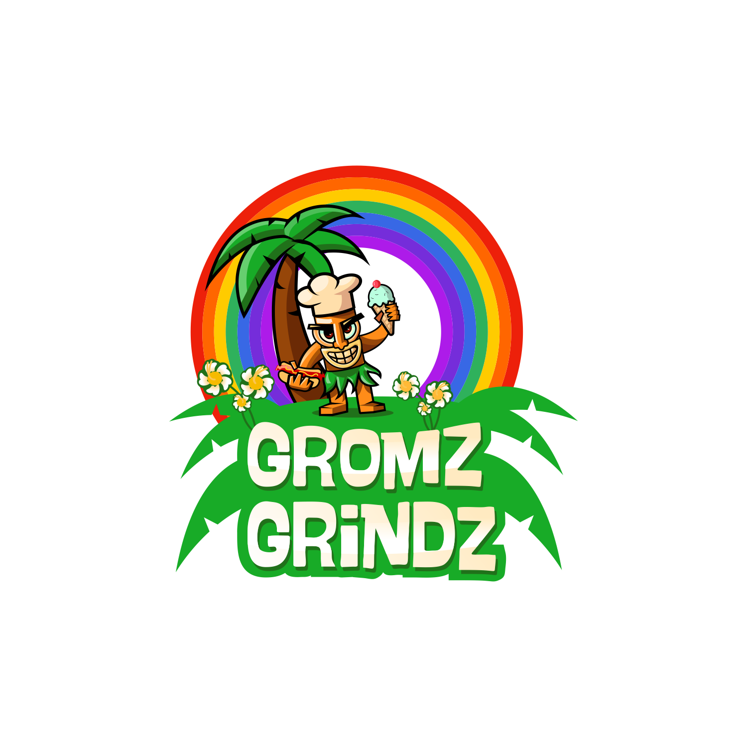Logo Design by Omee for Gromz Grindz | Design #26745718