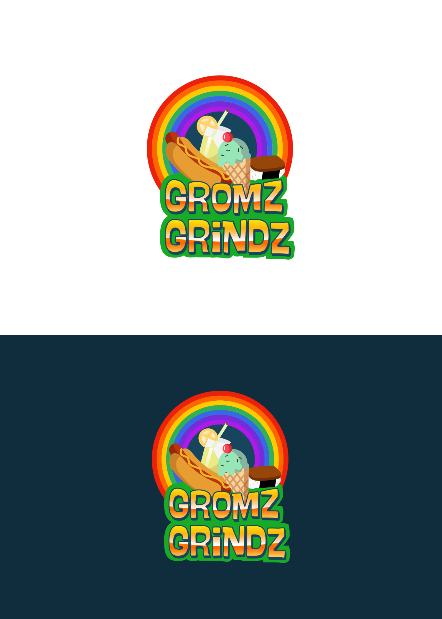 Logo Design by Omee for Gromz Grindz | Design #26752398