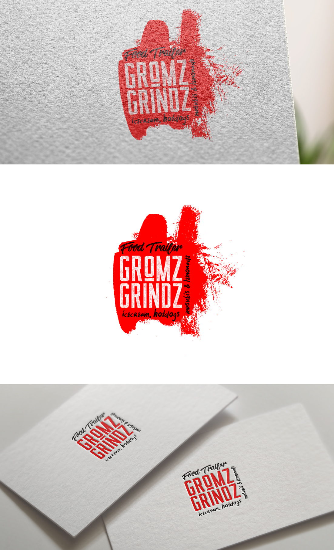 Logo Design by GLDesigns for Gromz Grindz | Design #26722244