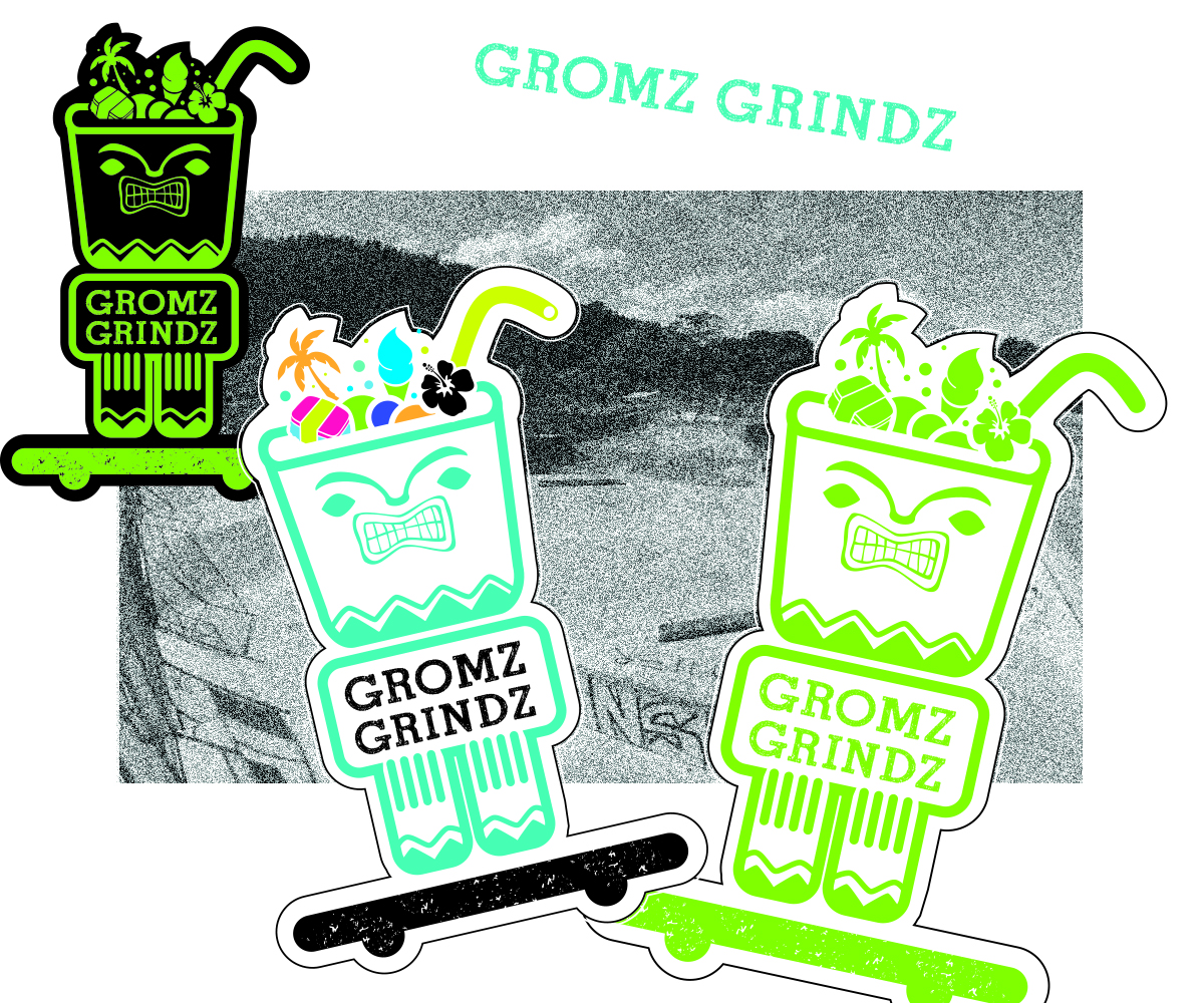 Logo Design by gates for Gromz Grindz | Design #26737770