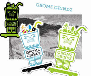 Logo Design by gates for Gromz Grindz | Design: #26737770