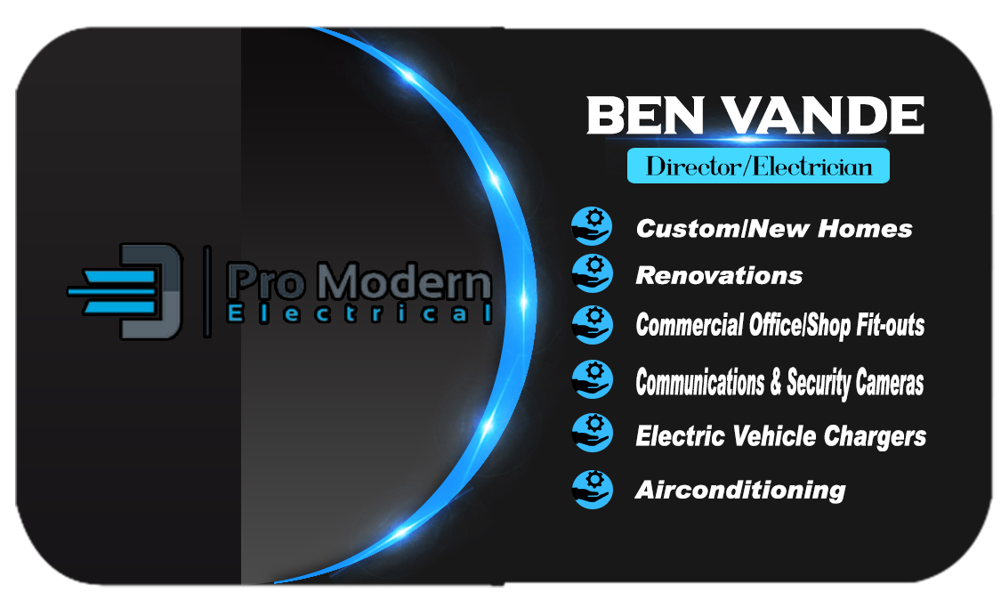 Business Card Design by Kym for Pro Modern Electrical  | Design #26751925