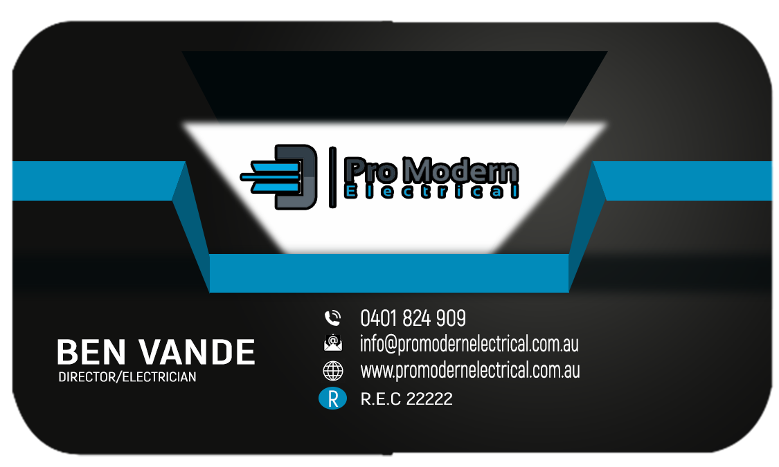 Visitenkarten-Design von Kym für Pro Modern Electrical  | Design #26751927