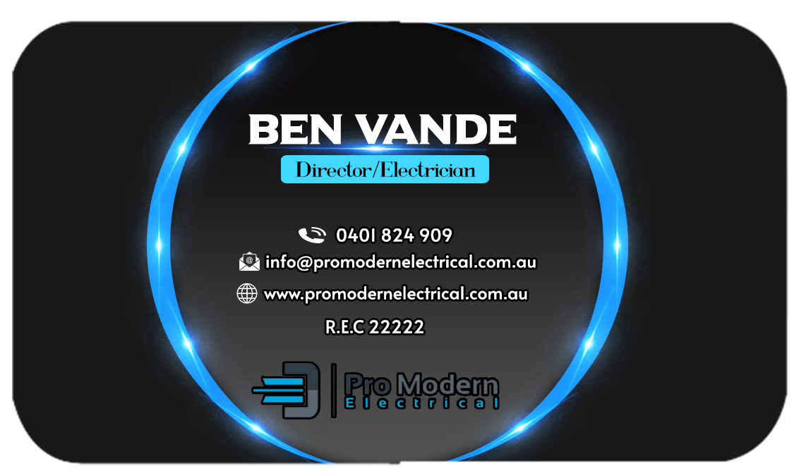 Visitenkarten-Design von Kym für Pro Modern Electrical  | Design #26751950