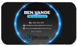 Visitenkarten-Design von Kym für Pro Modern Electrical  | Design: #26751950