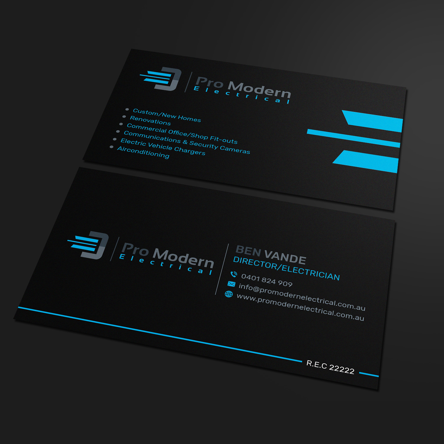 Diseño de Tarjeta de Presentación por Sandaruwan para Pro Modern Electrical  | Diseño #26722936