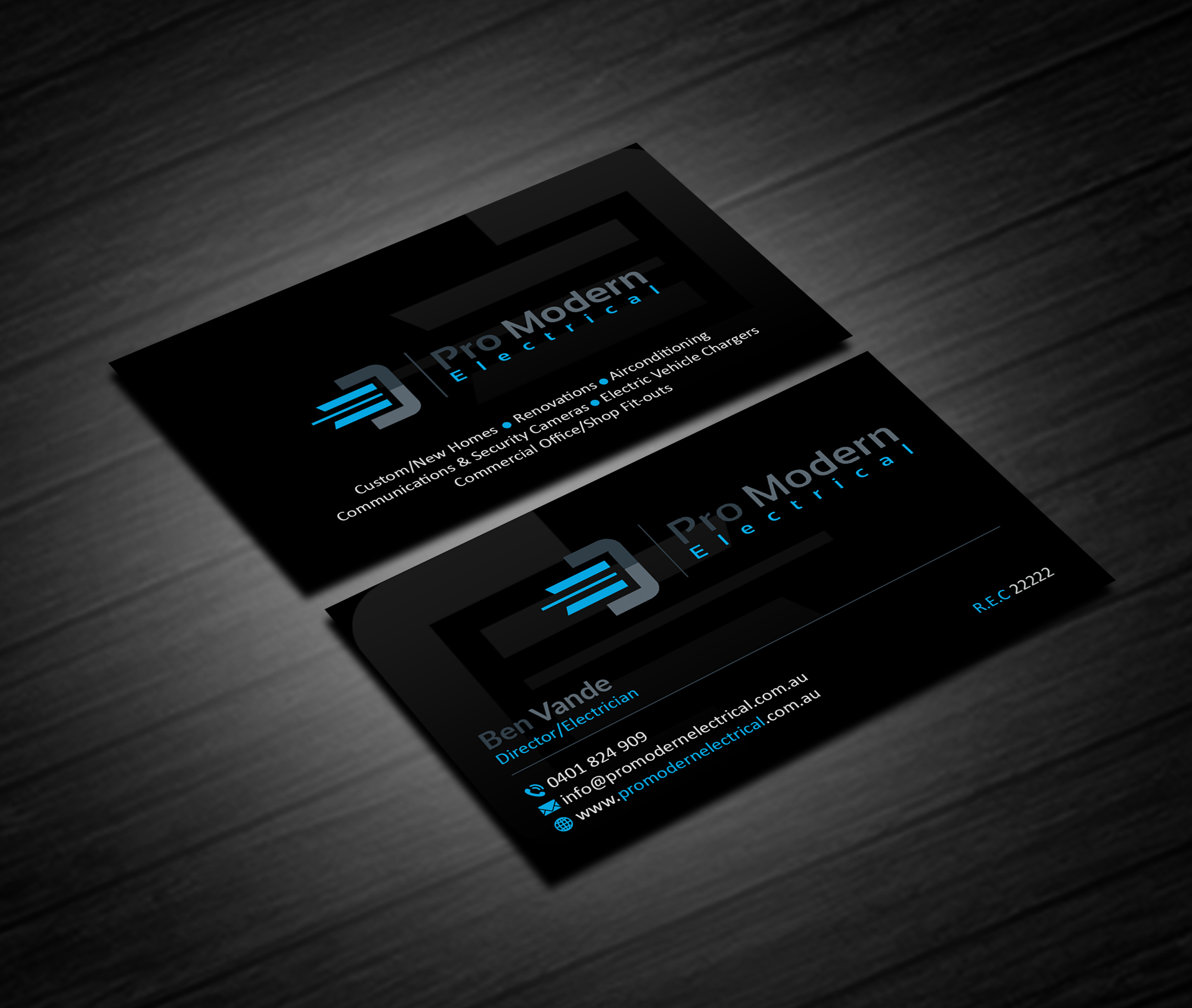 Design de Carte de Visite par Creations Box 2015 pour Pro Modern Electrical  | Design #26727457