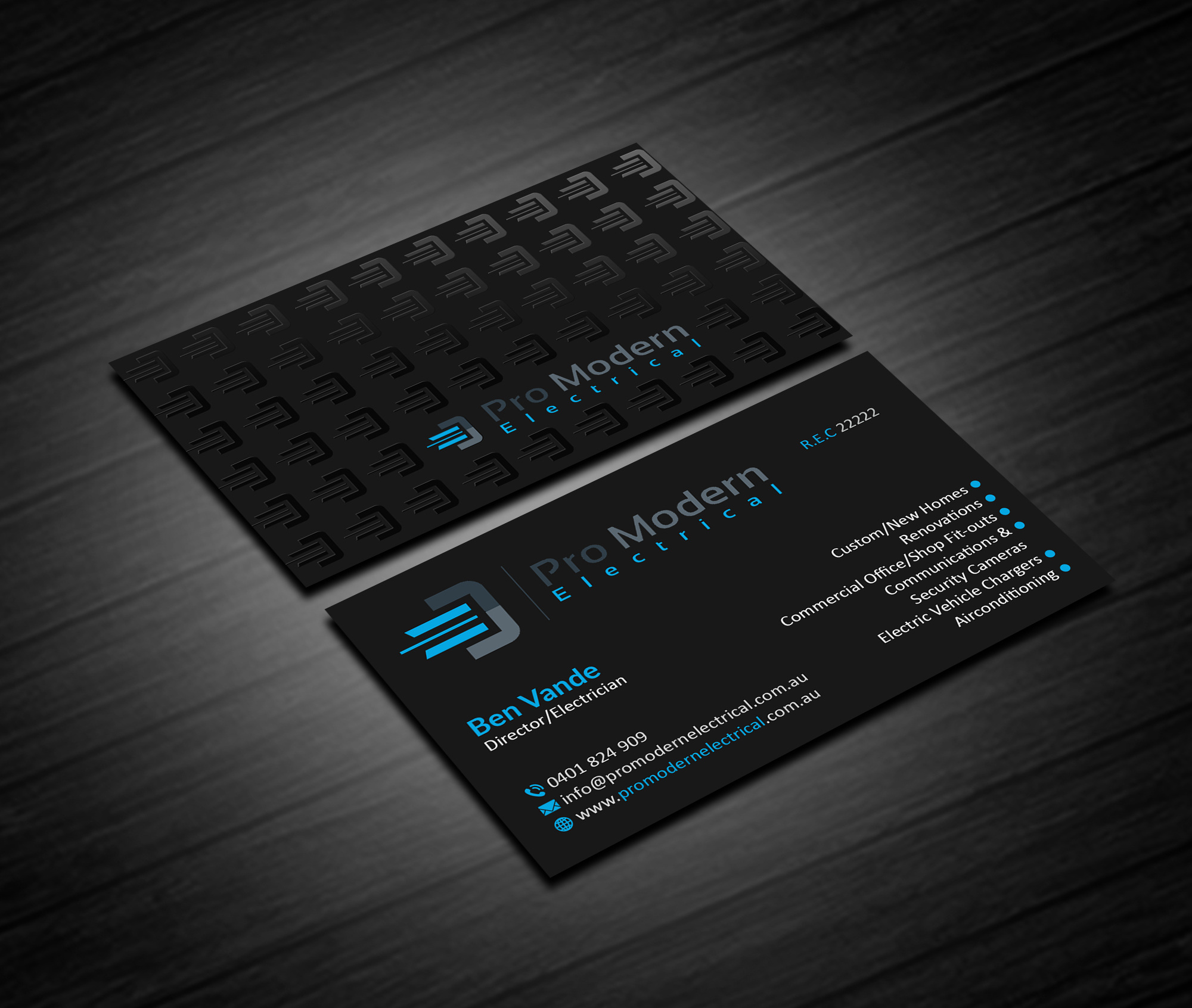 Design de Carte de Visite par Creations Box 2015 pour Pro Modern Electrical  | Design #26730458