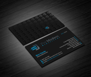 Business Card Design by Creations Box 2015 for Pro Modern Electrical  | Design: #26730461