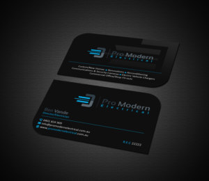Business Card Design by Creations Box 2015 for Pro Modern Electrical  | Design: #26732228