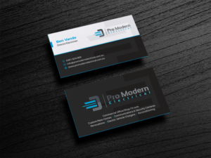 Business Card Design by HYPdesign for Pro Modern Electrical  | Design: #26722971