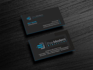 Business Card Design by HYPdesign for Pro Modern Electrical  | Design: #26722974