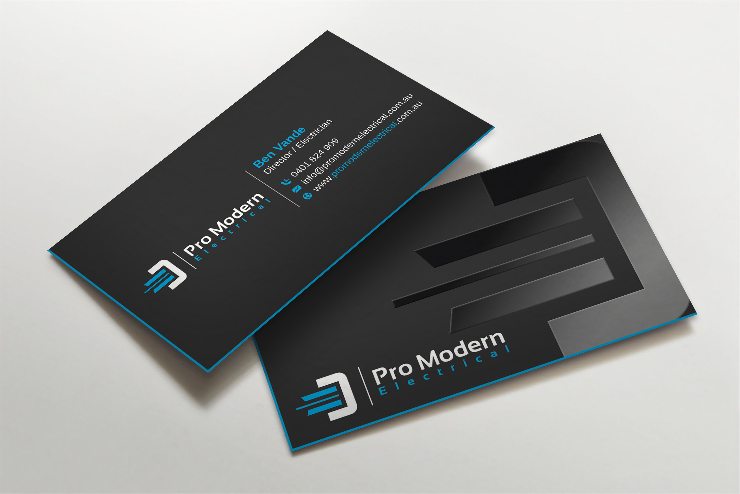 Visitenkarten-Design von LAXMI DESIGNHUB für Pro Modern Electrical  | Design #26726304