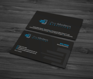 Business Card Design by MDesign for Pro Modern Electrical  | Design: #26752566