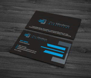 Visitenkarten-Design von MDesign für Pro Modern Electrical  | Design: #26752567