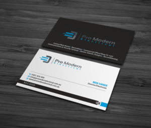 Visitenkarten-Design von MDesign für Pro Modern Electrical  | Design: #26752572