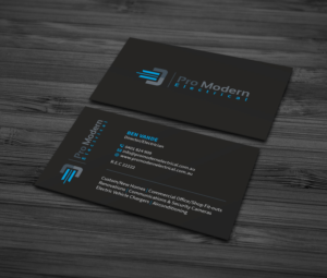 Visitenkarten-Design von MDesign für Pro Modern Electrical  | Design: #26756001