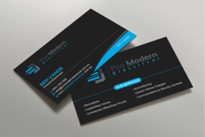 Business Card Design by Uttom 2 for Pro Modern Electrical  | Design: #26763799