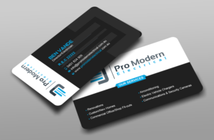 Pro Modern Electrical in need of a business card design | Business Card Design by Uttom 2