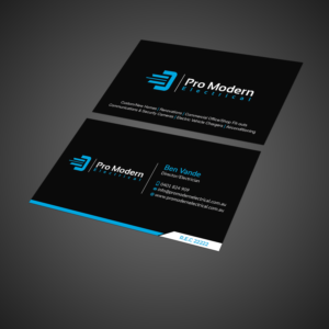 Visitenkarten-Design von Bonna 3 für Pro Modern Electrical  | Design: #26747417