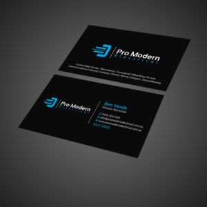 Visitenkarten-Design von Bonna 3 für Pro Modern Electrical  | Design: #26747428