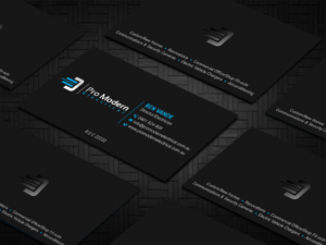 Visitenkarten-Design von DesignShout für Pro Modern Electrical  | Design: #26751612