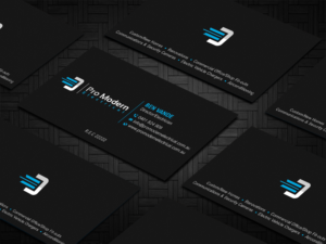 Business Card Design by DesignShout for Pro Modern Electrical  | Design: #26751613