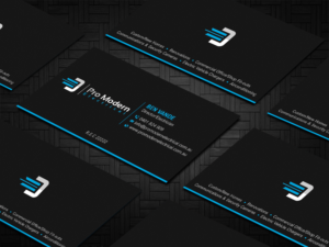 Business Card Design by DesignShout for Pro Modern Electrical  | Design: #26751617