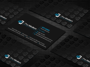 Business Card Design by DesignShout for Pro Modern Electrical  | Design: #26753124