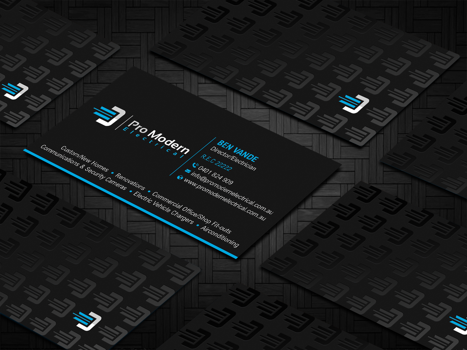 Design de Carte de Visite par DesignShout pour Pro Modern Electrical  | Design #26753126