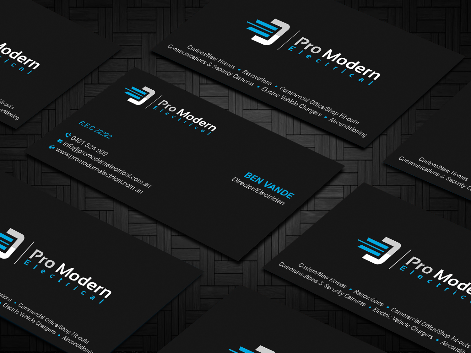 Design de Carte de Visite par DesignShout pour Pro Modern Electrical  | Design #26756994