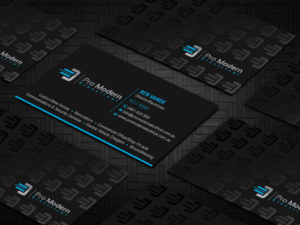 Business Card Design by DesignShout for Pro Modern Electrical  | Design: #26769243