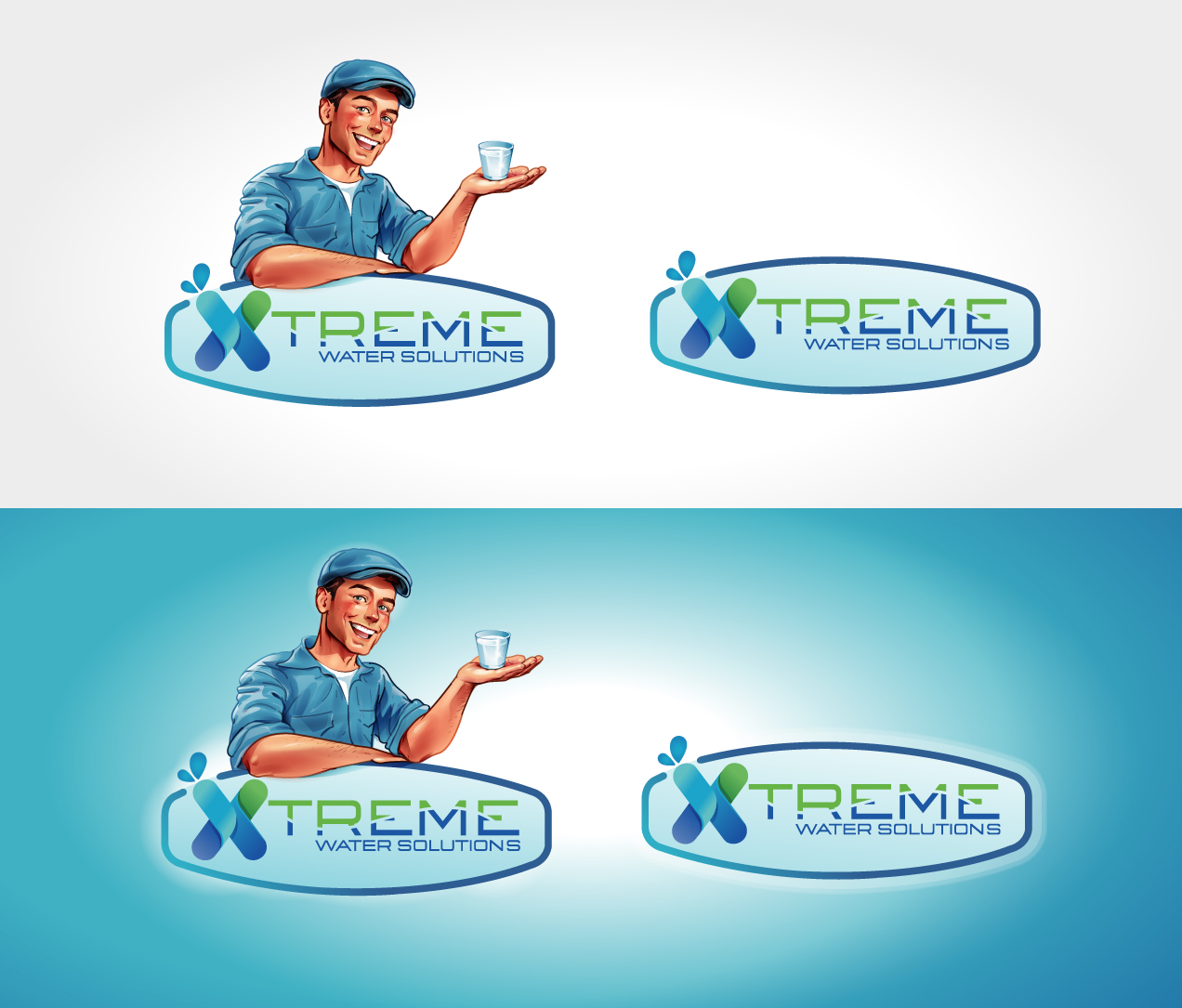 Logo Design by Suprakash 3 for Xtreme Water Solutions/J Edwards Designs | Design #26751823