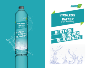 Viruless Water  | Design Étiquette par Arun 25