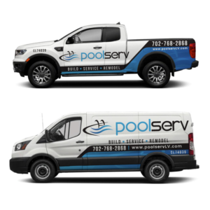 Simple Clean Distinctive Fleet Graphic | Diseño de Rotulación de Vehículo por Yoga Tri