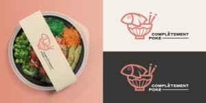 Complètement poke! | Logo Design by FogelDesign