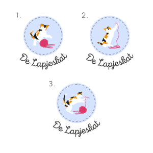 Logo Design by EspadaDesign for Stoffenwinkel De Lapjeskat | Design: #26741545