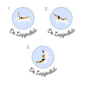 Logo Design by EspadaDesign for Stoffenwinkel De Lapjeskat | Design: #26745575