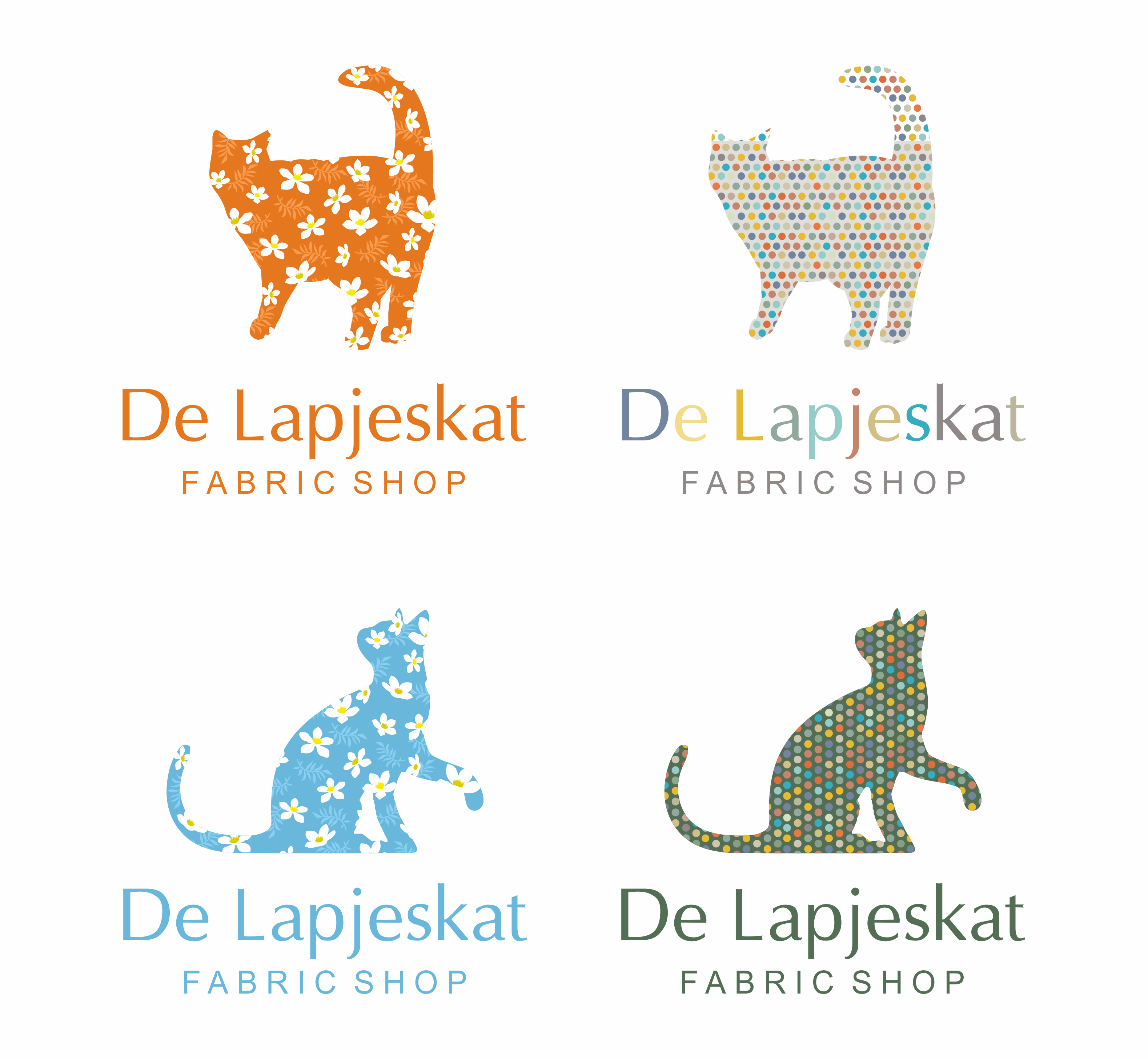 Logo Design by pa2pat for Stoffenwinkel De Lapjeskat | Design #26775360