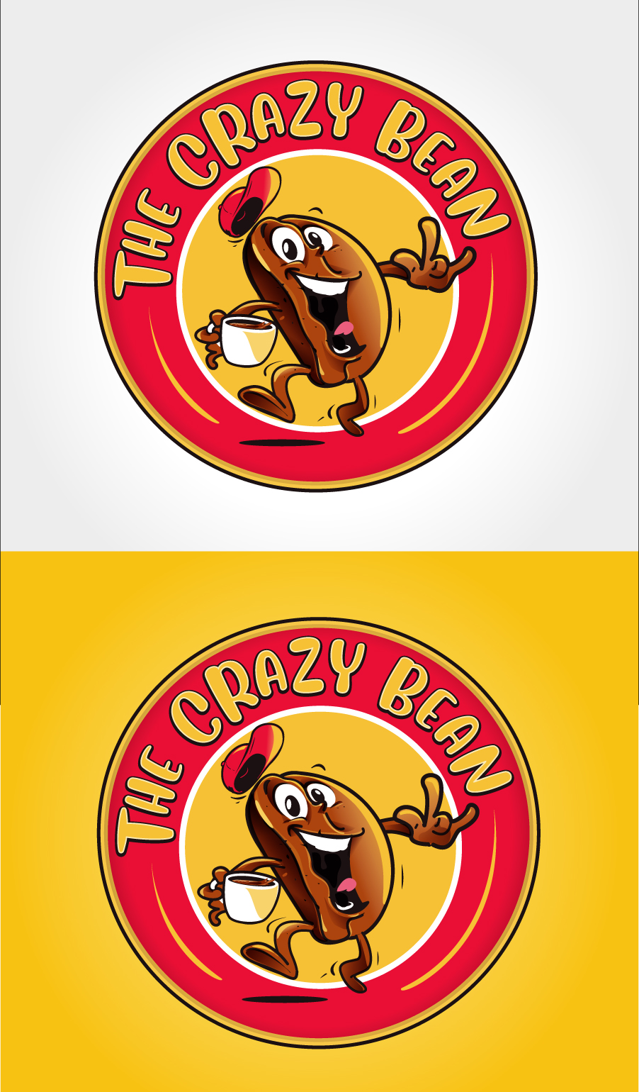 Logo Design by Suprakash 3 for The Crazy Bean | Design #26744639
