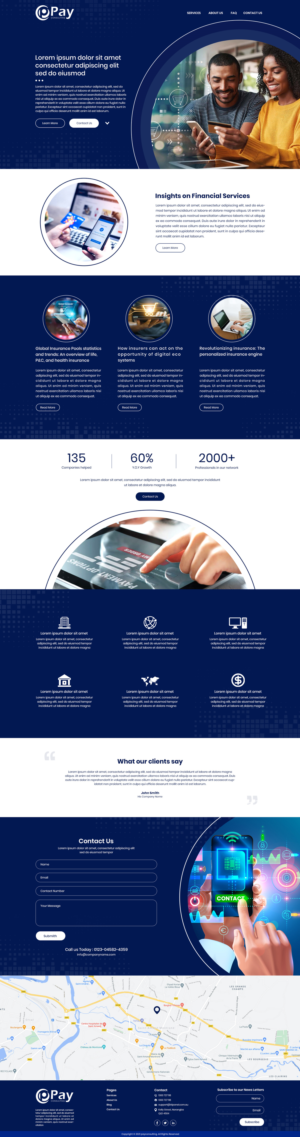 Management consulting Company in the electronic payment ecosystem needs a Website | Web-Design von Sandaruwan