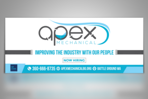 Plumbing & Mechanical New Construction Jobsite Posting Banner | Flyer Design by CG PRITAM